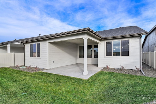 6251 S Utmost Ln, Meridian, ID 83642 - back of property featuring a patio