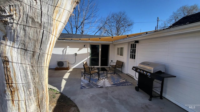 1101 Clithero Dr, Boise, ID 83703 - view of patio with area for grilling and ac unit