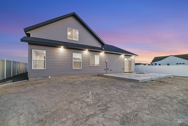 507 Jesse Ave, Twin Falls, ID 83301 - rear view of property with a patio area and a fenced backyard