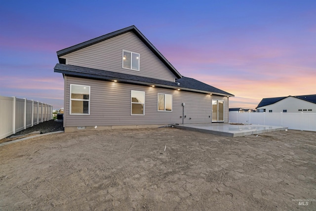 507 Jesse Ave, Twin Falls, ID 83301 - rear view of property featuring a patio and a fenced backyard