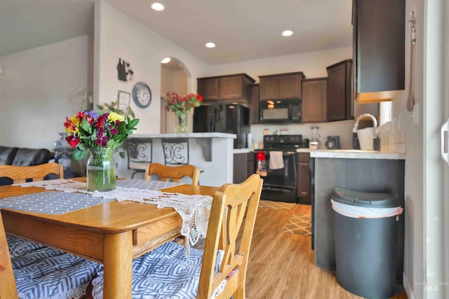 449 View Ave, Twin Falls, ID 83301 - dining space featuring light wood finished floors and recessed lighting
