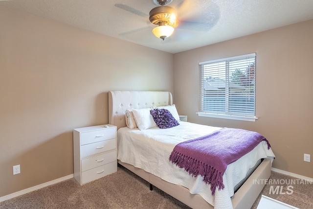 1719 E Horse Creek Ct, Meridian, ID 83642 - carpeted bedroom featuring baseboards and ceiling fan