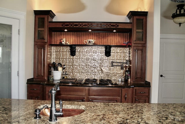 3703 E 3793 N, Kimberly, ID 83341 - bar area featuring tasteful backsplash and gas stovetop