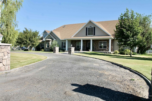 3703 E 3793 N, Kimberly, ID 83341 - view of front of home with a front lawn and stone siding