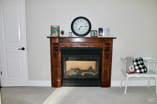 3703 E 3793 N, Kimberly, ID 83341 - detailed view of carpet floors and a glass covered fireplace