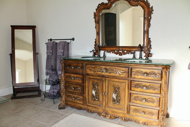 3703 E 3793 N, Kimberly, ID 83341 - bathroom featuring double vanity and tile patterned flooring