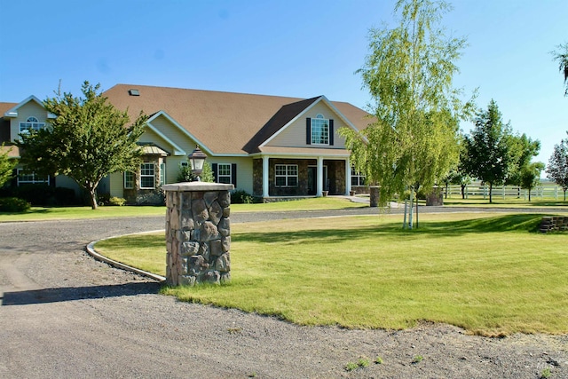 3703 E 3793 N, Kimberly, ID 83341 - view of front facade featuring a front yard and stone siding