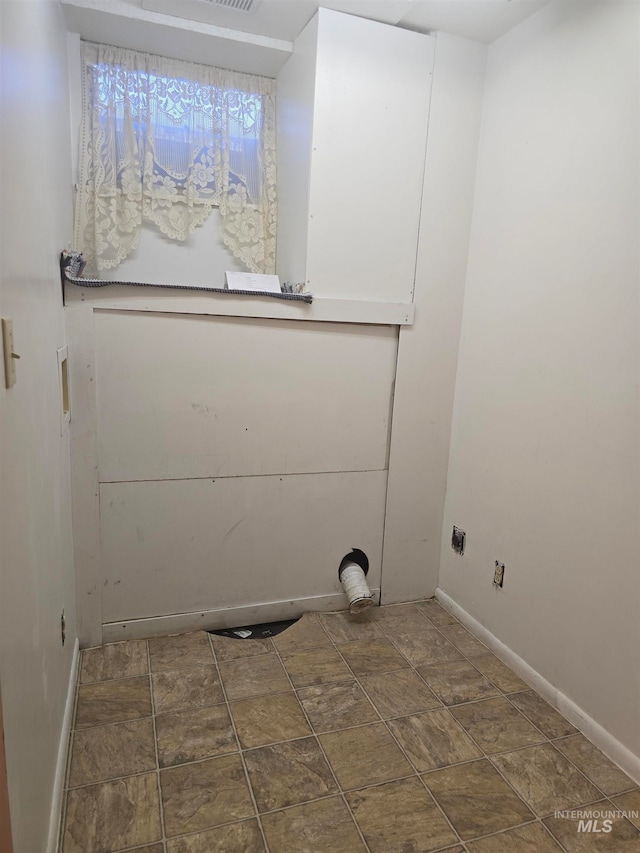 laundry room with hookup for an electric dryer