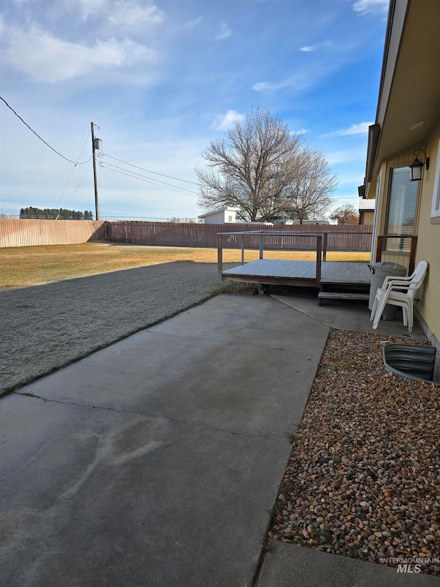 view of patio