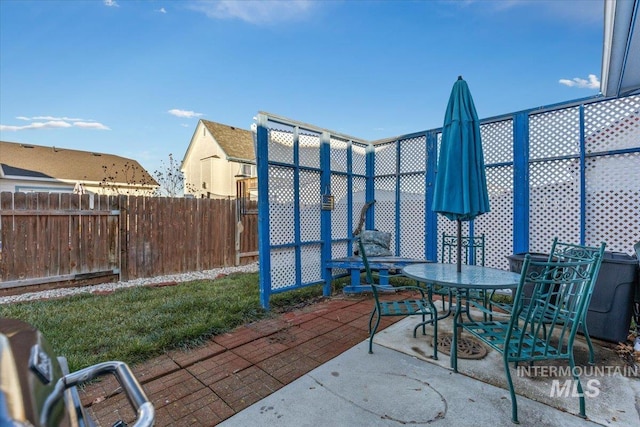 view of patio