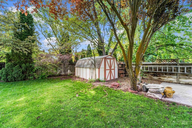 3832 W Aspen Creek Ct, Meridian, ID 83642 - view of yard featuring a storage shed and an outdoor structure