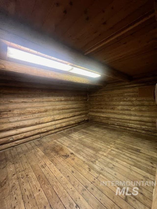 view of attic