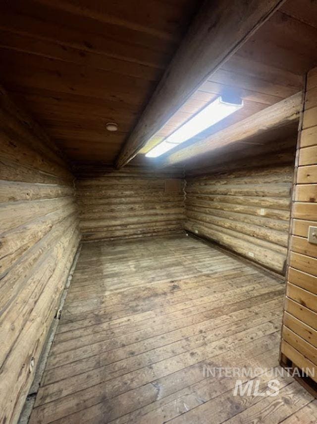 view of attic