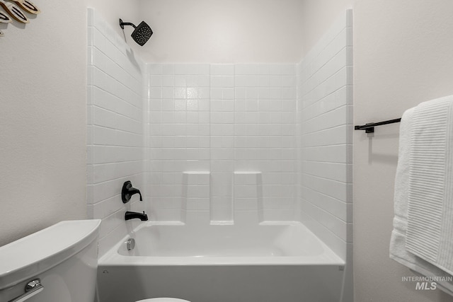 6825 W Ustick, Boise, ID 83704 - bathroom featuring shower / bathtub combination and toilet