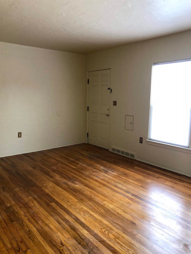 interior space featuring hardwood / wood-style flooring