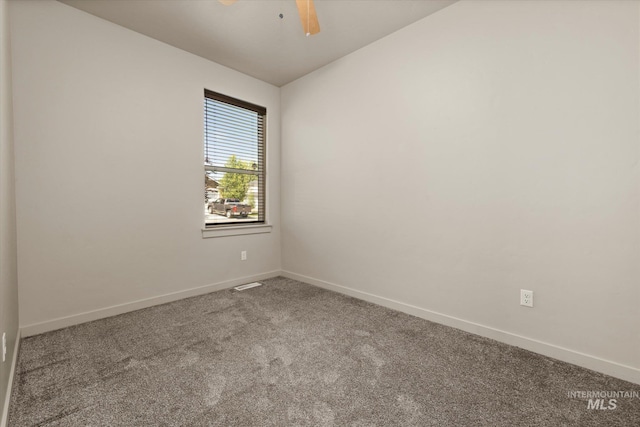 2089 W Claira Rd, Nampa, ID 83651 - empty room with carpet floors, ceiling fan, and lofted ceiling