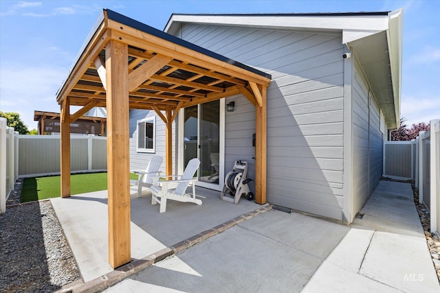 2089 W Claira Rd, Nampa, ID 83651 - fenced backyard featuring a patio area
