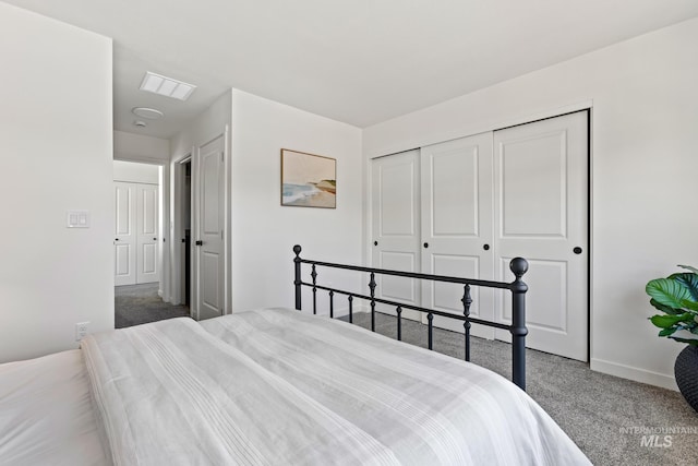 7439 W Swain Ln, Garden City, ID 83714 - bedroom featuring carpet flooring and a closet