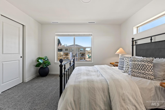 7439 W Swain Ln, Garden City, ID 83714 - bedroom with baseboards, carpet flooring, and visible vents