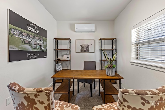 7439 W Swain Ln, Garden City, ID 83714 - office space featuring a wall mounted air conditioner and baseboards