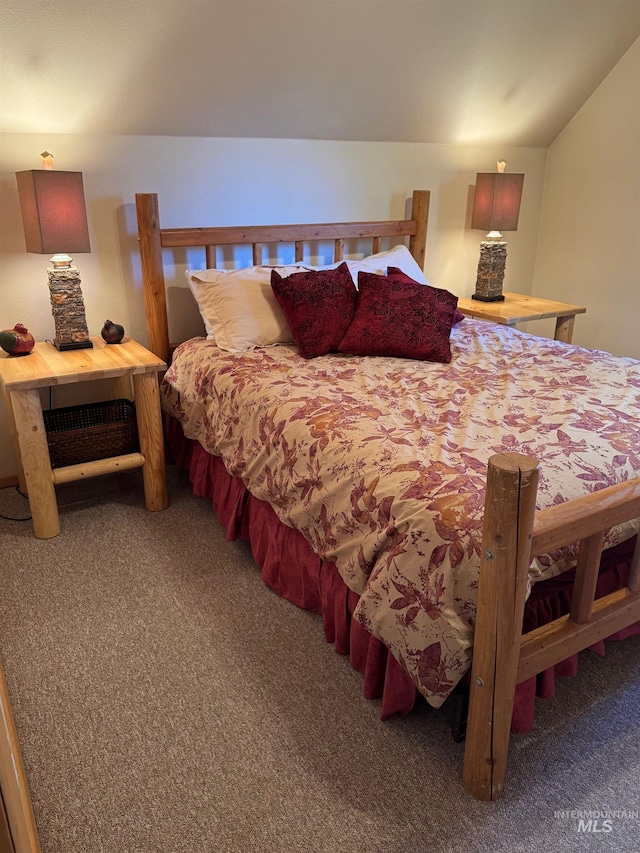 1013 Penstemen Pl, Mccall, ID 83638 - bedroom with carpet floors and lofted ceiling