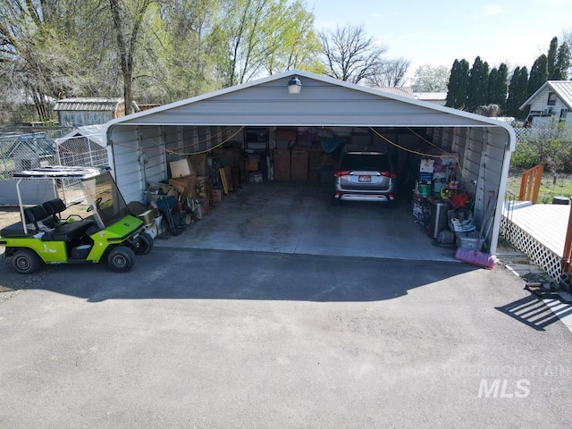 view of parking