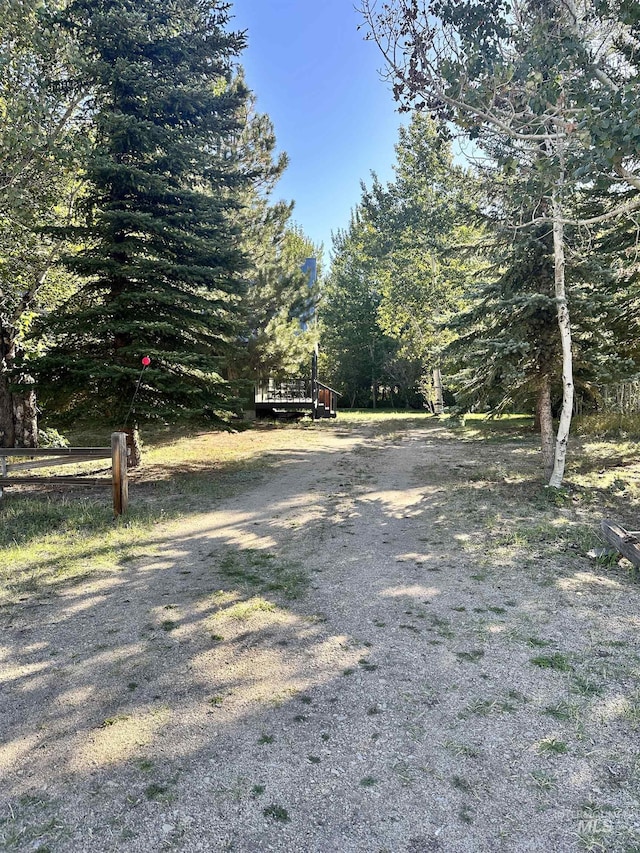 186 Phillips Creek Ln, Fairfield, ID 83327 - view of yard with a forest view
