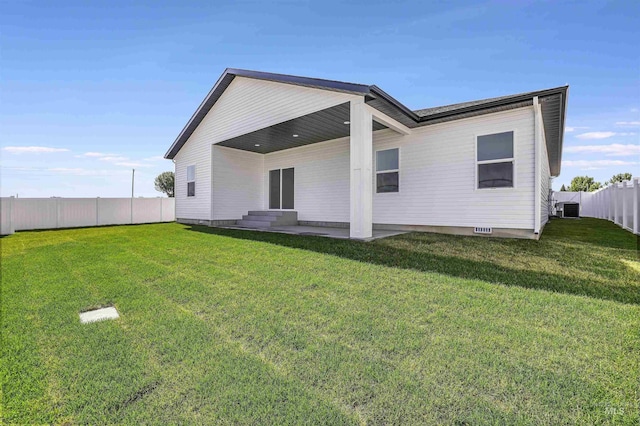 1012 23rd Ave E, Jerome, ID 83338 - back of property featuring central AC unit