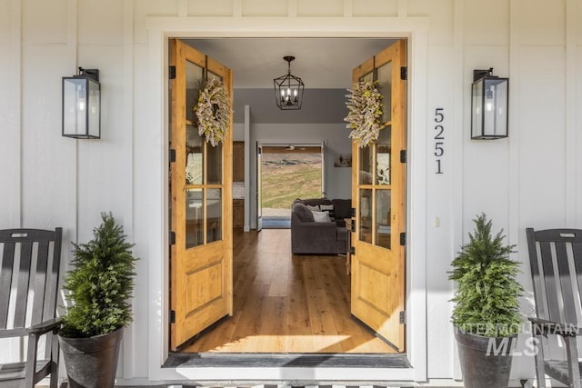 5251 Hidden Hollow Ln, Emmett, ID 83617 - doorway to property featuring a porch