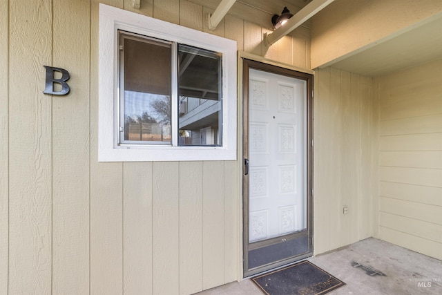 view of entrance to property