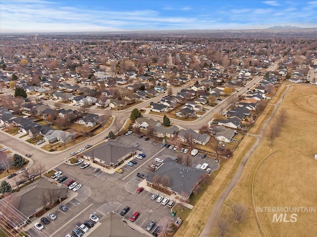 birds eye view of property featuring a residential view