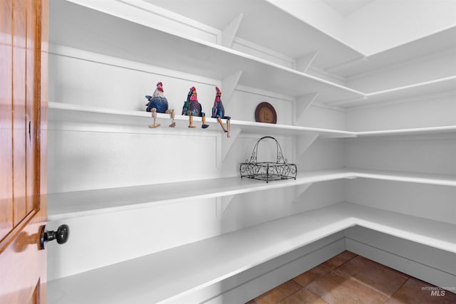 view of pantry