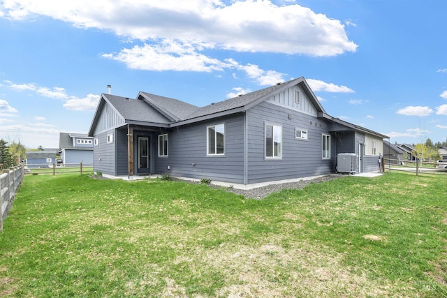 1112 Mos Way, Mccall, ID 83638 - rear view of house featuring board and batten siding and cooling unit