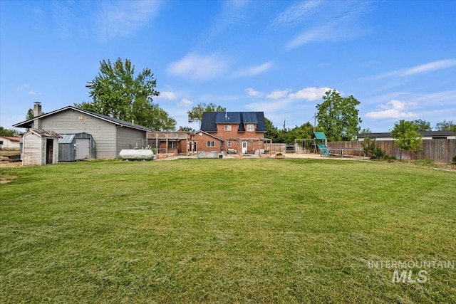 12091 Long St, Middleton, ID 83644 - view of yard featuring a playground