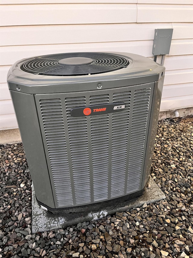 exterior details with central AC unit