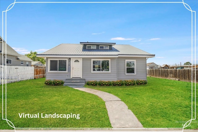 414 Yakima Ave, Filer, ID 83328 - bungalow with a fenced backyard and a metal roof