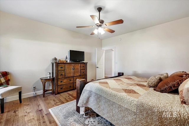 45 Ridge Loop, Jerome, ID 83338 - bedroom featuring light wood-type flooring and a ceiling fan