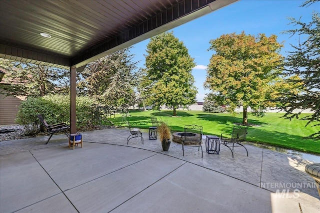 45 Ridge Loop, Jerome, ID 83338 - view of patio with a fire pit