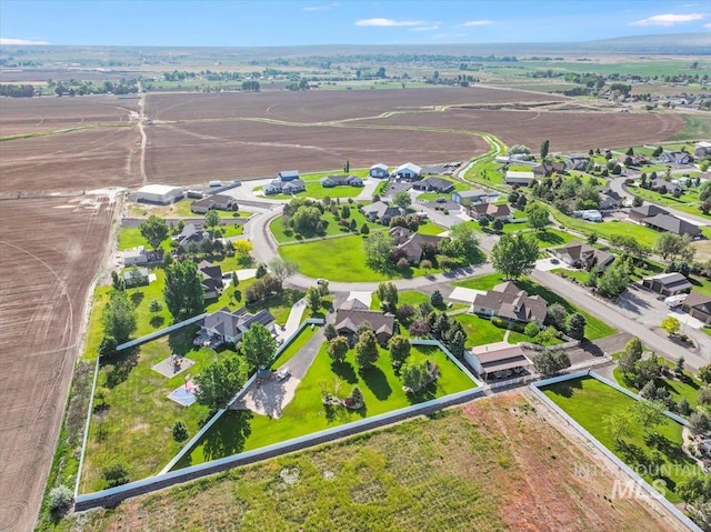 45 Ridge Loop, Jerome, ID 83338 - aerial view of property and surrounding area with property boundaries highlighted and nearby suburban area