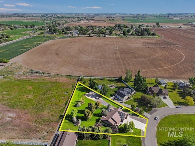 45 Ridge Loop, Jerome, ID 83338 - aerial view of property's location with property parcel outlined