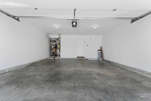 1406 W Wright St, Boise, ID 83705 - garage featuring gas water heater and a garage door opener