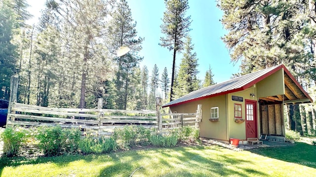 3617 Rubicon St, New Meadows, ID 83612 - view of yard with an outdoor structure