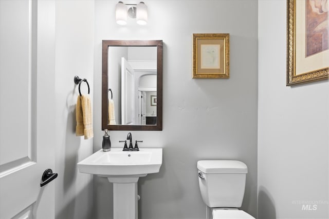 bathroom with toilet