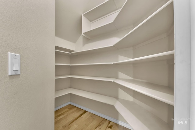 view of storage area