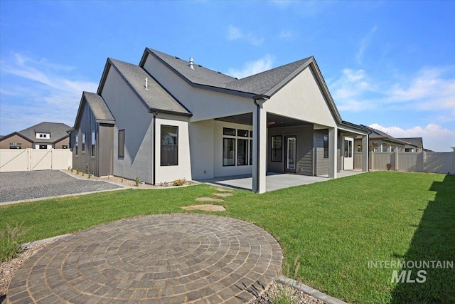 1948 Red Rock Way, Twin Falls, ID 83301 - rear view of property with a patio and stucco siding