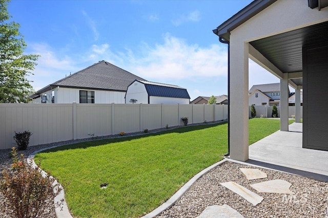 1948 Red Rock Way, Twin Falls, ID 83301 - fenced backyard with a patio area