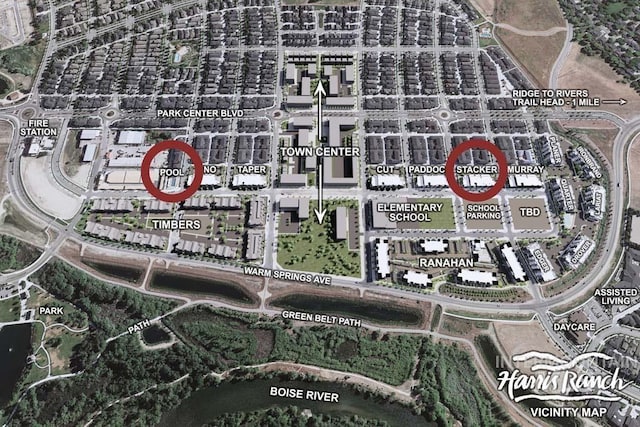 4340 E Haystack St Unit 101, Boise, ID 83716 - aerial overview of property's location