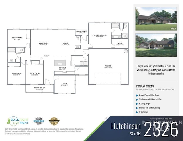 18998 Tranquil Pl, Caldwell, ID 83607 - property floor plan