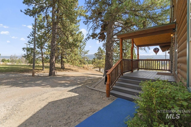 739 S Main St, Cascade, ID 83611 - view of yard featuring a porch