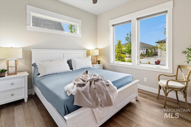7478 W Palamas, Eagle, ID 83616 - bedroom with hardwood / wood-style floors and baseboards